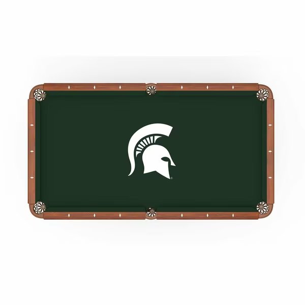 7 Ft. Michigan State Pool Table Cloth, Holland Bar Stool Co, Mfr#: PCL7MichSt